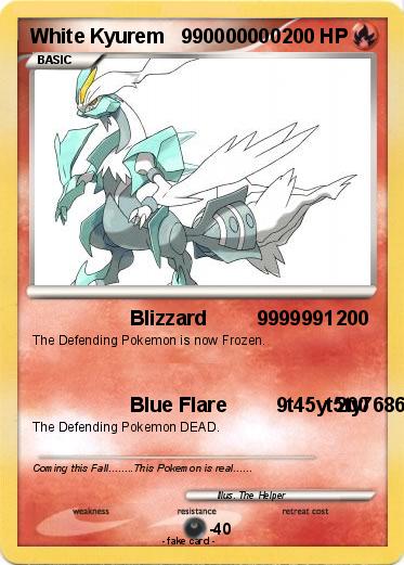 Pokemon White Kyurem   990000000