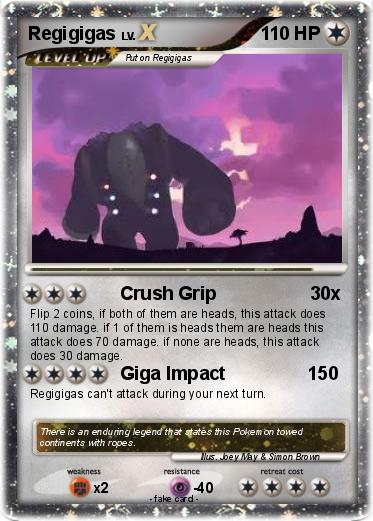 Pokemon Regigigas