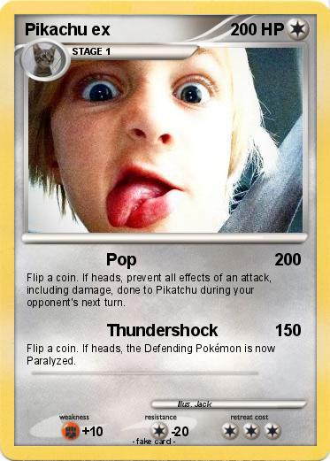 Pokemon Pikachu ex