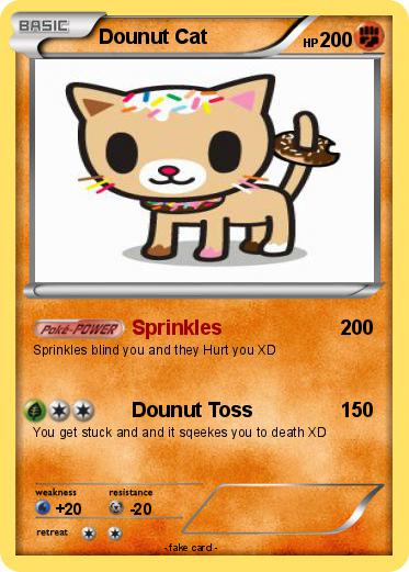 Pokemon Dounut Cat
