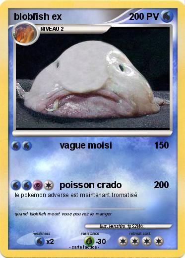 Pokemon blobfish ex