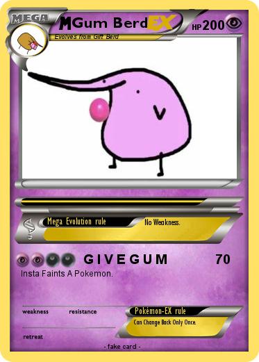 Pokemon Gum Berd