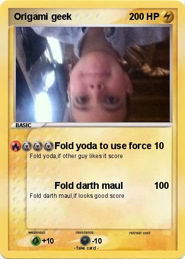 Pokemon Origami geek