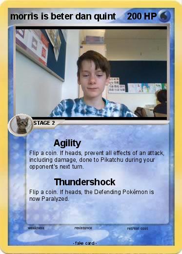 Pokemon morris is beter dan quint
