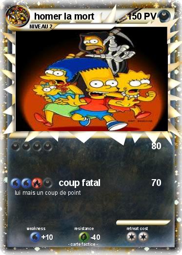 Pokemon homer la mort