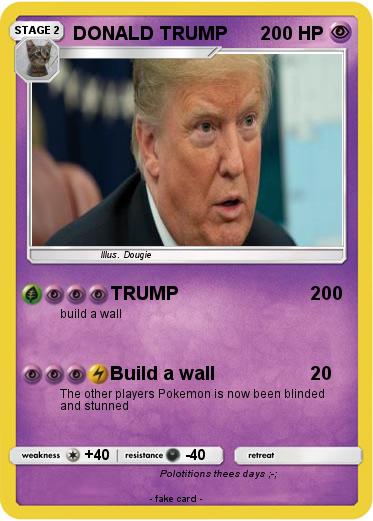 Pokemon DONALD TRUMP