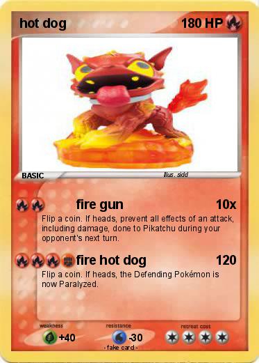 Pokemon hot dog