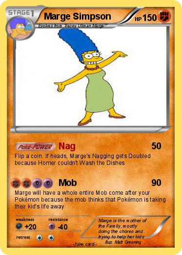 Pokemon Marge Simpson