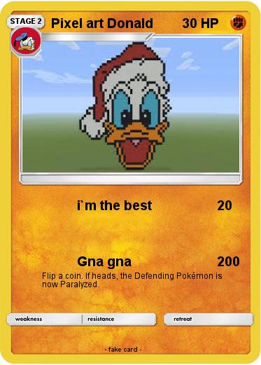 Pokemon Pixel art Donald
