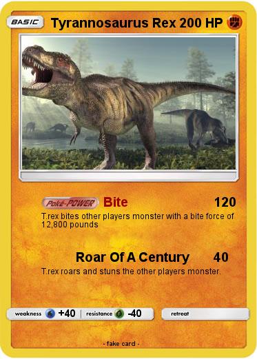 Pokemon Tyrannosaurus Rex