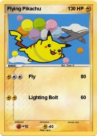 Pokemon Flying Pikachu