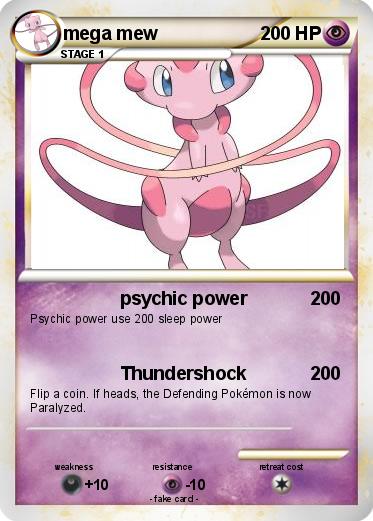 Pokemon mega mew
