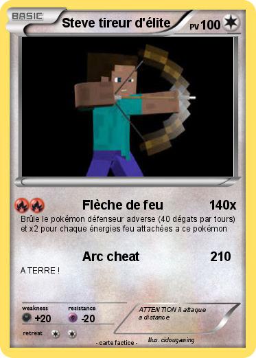 Pokemon Steve tireur d'élite