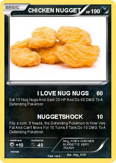 Pokemon CHICKEN NUGGET