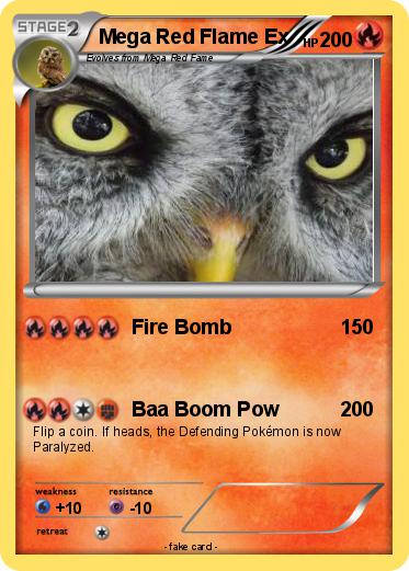 Pokemon Mega Red Flame Ex