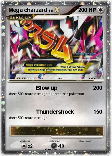 Pokemon Mega charzard