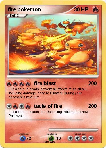 Pokemon fire pokemon