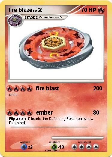 Pokemon fire blaze