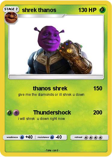 Pokemon shrek thanos