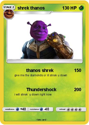 Pokemon shrek thanos