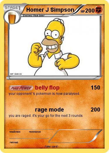 Pokemon Homer J Simpson