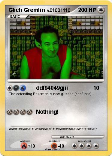 Pokemon Glich Gremlin