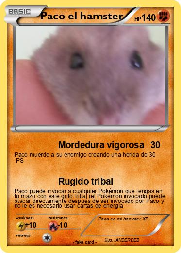 Pokemon Paco el hamster