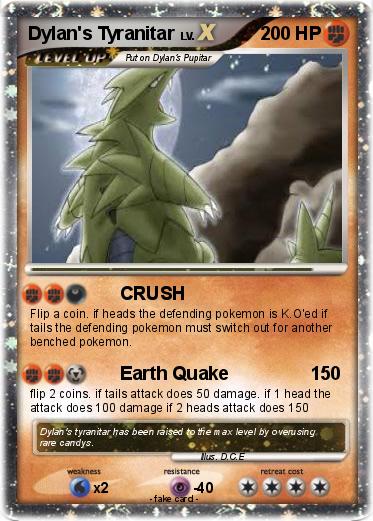 Pokemon Dylan's Tyranitar