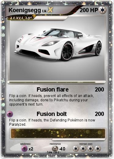 Pokemon Koenigsegg