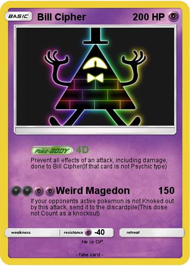 Pokemon Bill Cipher