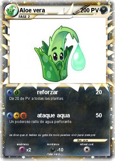 Pokemon Aloe vera