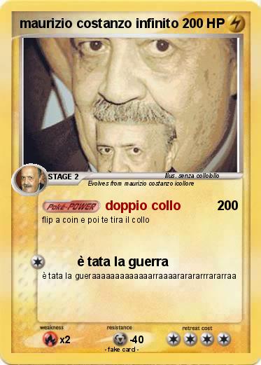 Pokemon maurizio costanzo infinito