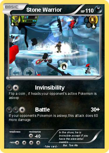 Pokemon Stone Warrior