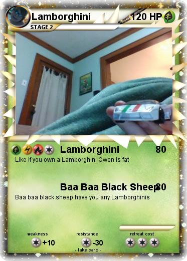 Pokemon Lamborghini