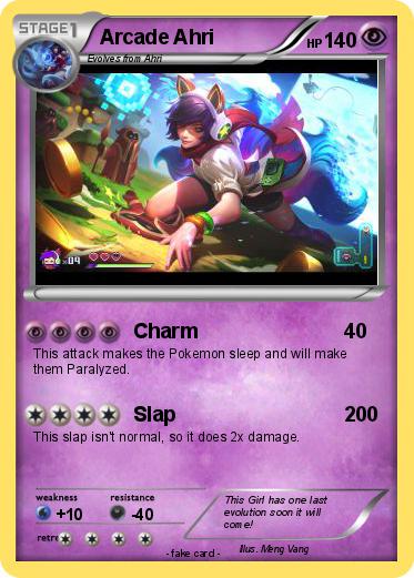 Pokemon Arcade Ahri
