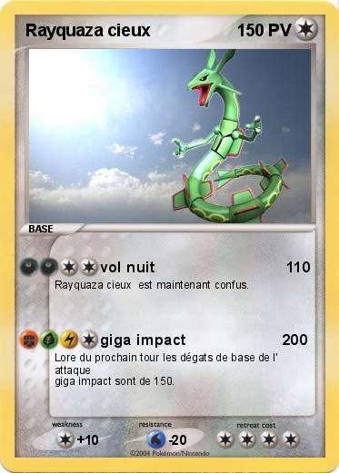 Pokemon Rayquaza cieux