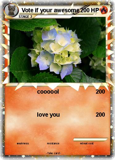 Pokemon Vote if your awesome