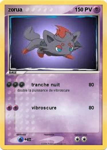 Pokemon zorua 