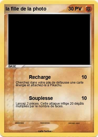 Pokemon la fille de la photo