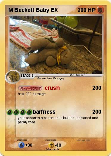 Pokemon M Beckett Baby EX