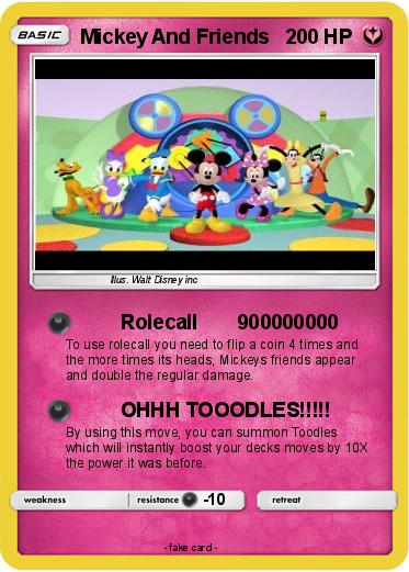 Pokemon Mickey And Friends