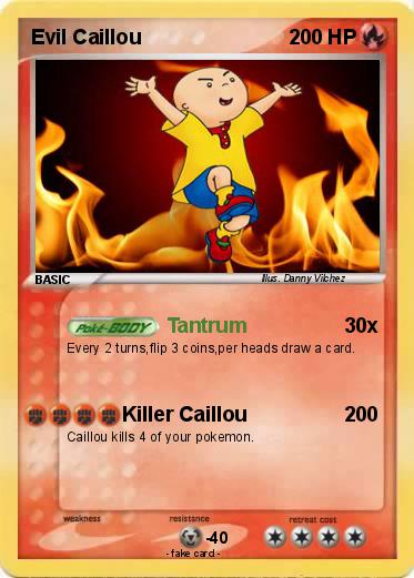 Pokemon Evil Caillou