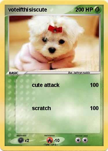 Pokemon voteifthisiscute