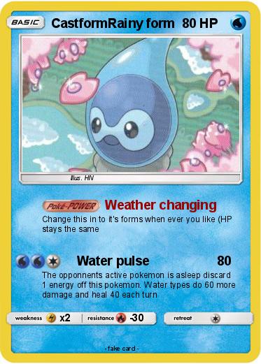 Pokemon CastformRainy form