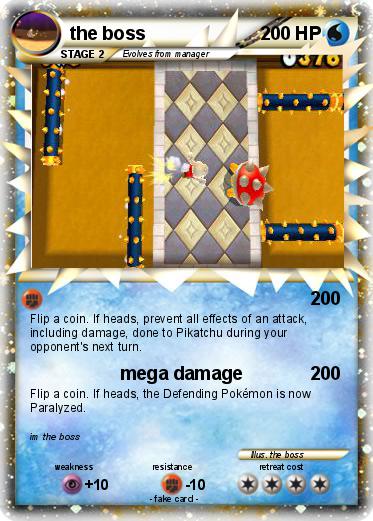 Pokemon the boss