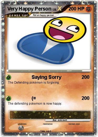 Pokemon Very Happy Person