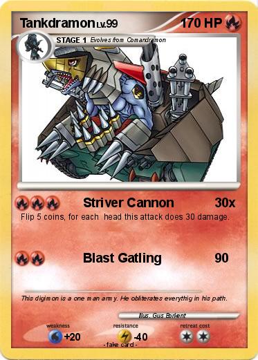 Pokemon Tankdramon