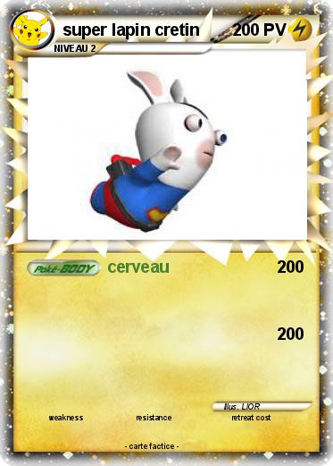 Pokemon super lapin cretin