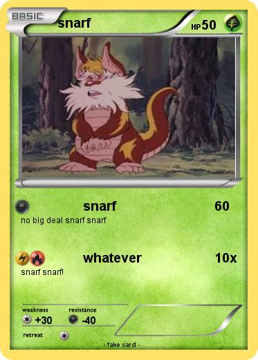 Pokemon snarf