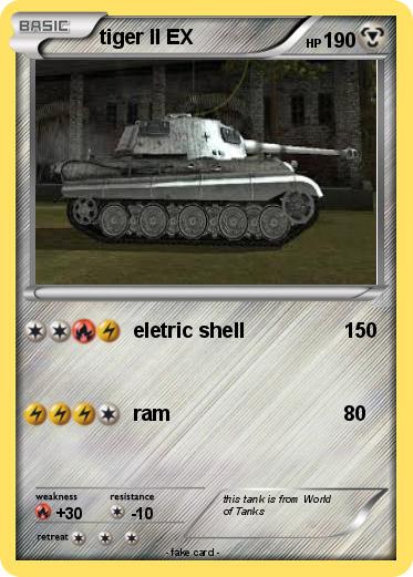 Pokemon tiger II EX